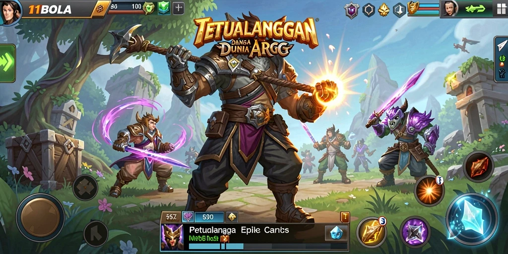 Gameplay mendebarkan di dunia fantasi 11BOLA.