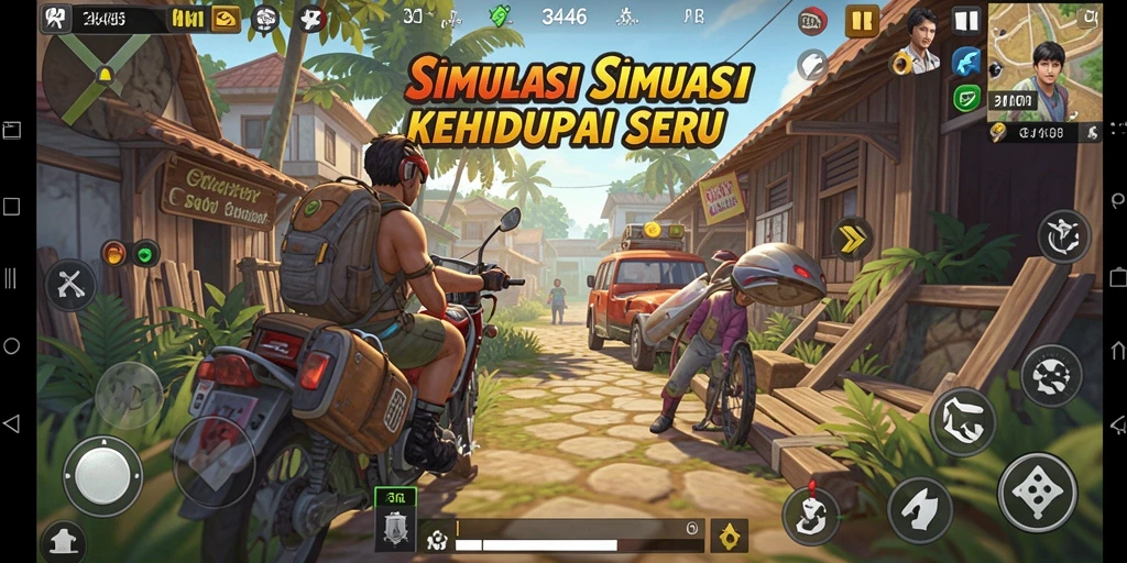 Tampilan gameplay menarik dari game simulasi 3446.