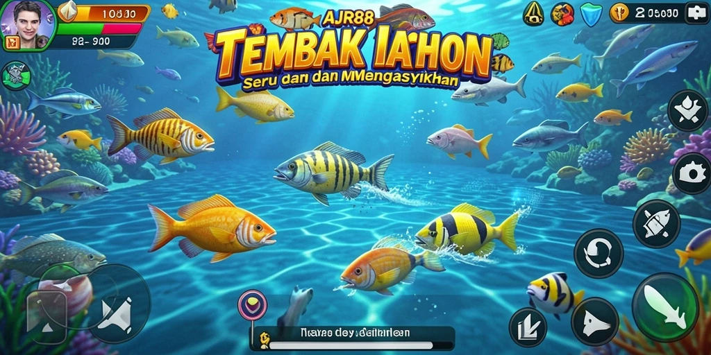 Tampilan gameplay AJR88 yang penuh warna dan seru.