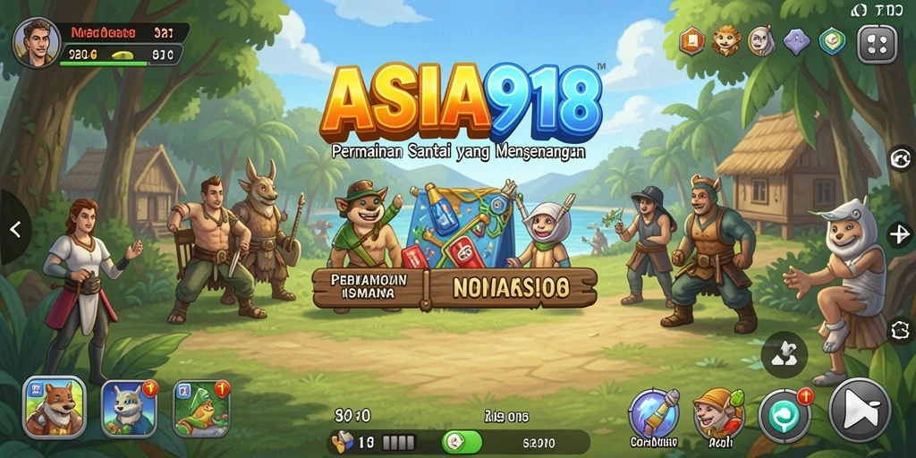 Tampilan gameplay ASIA918 yang penuh warna dan menarik.