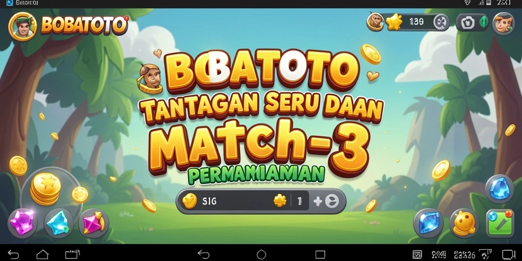 Tampilan gameplay BOBATOTO yang menantang dan penuh warna.