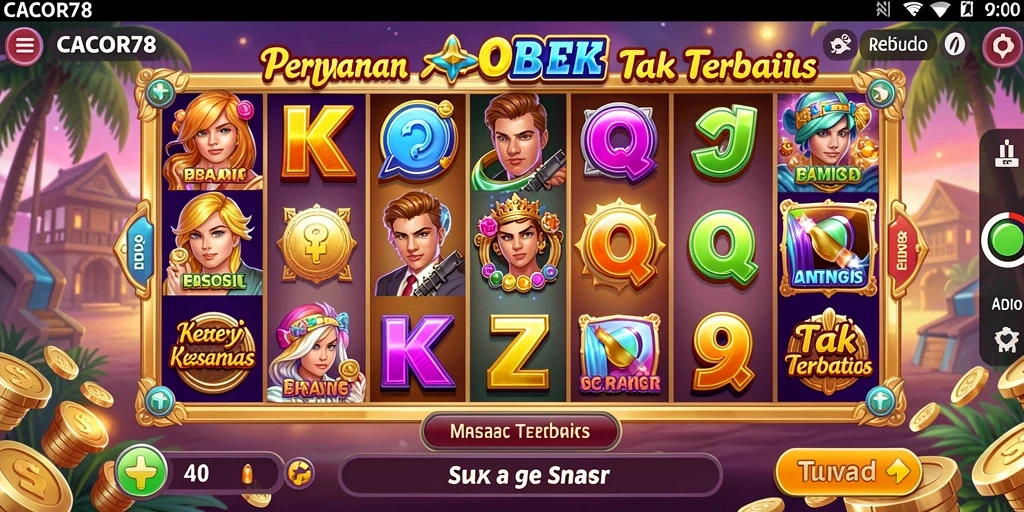 Tampilan gameplay menawan dari CACOR78 dalam aksi Slot.
