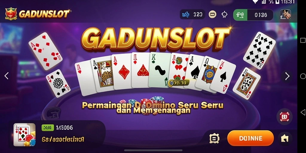 Tampilan gameplay GADUNSLOT yang menarik dan interaktif.