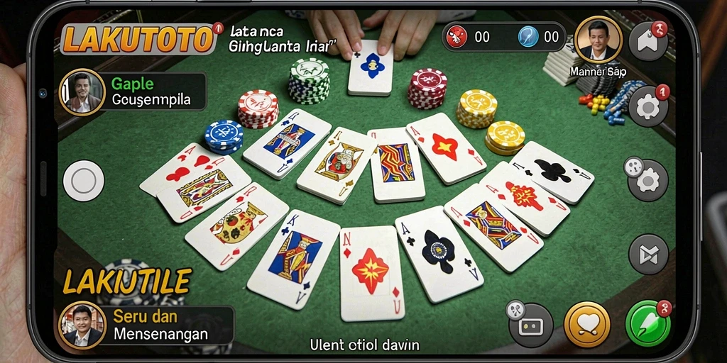 Tampilan gameplay seru dari LAKUTOTO di platform mobile.