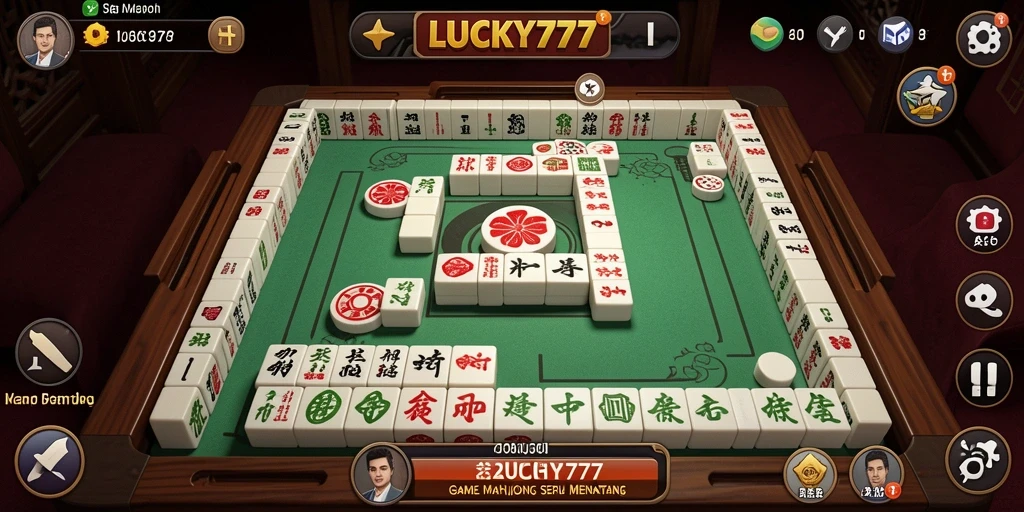 Screenshot gameplay <strong>LUCKY777</strong> yang menunjukkan keseruan bermain Mahjong.