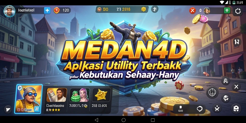 Tampilan antarmuka MEDAN4D yang sederhana dan fungsional.