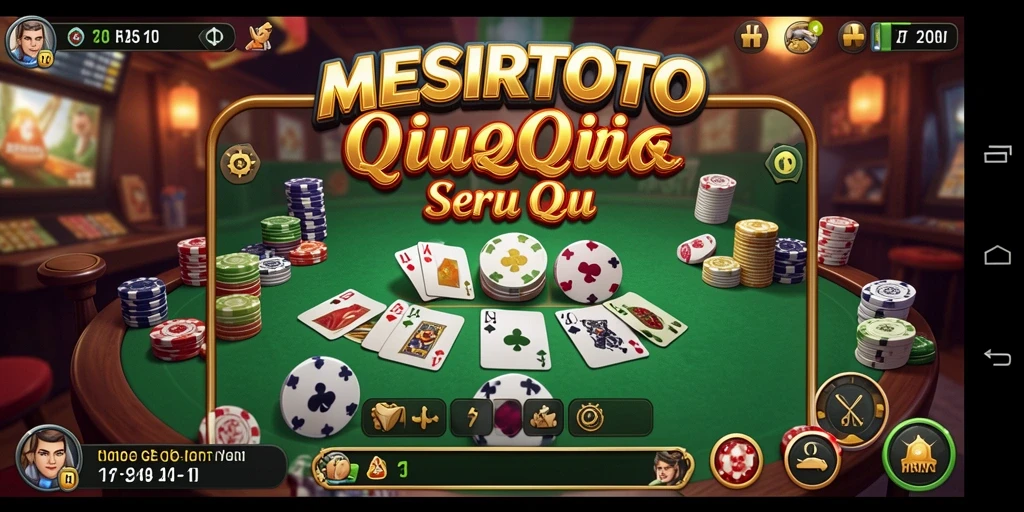 Tampilan seru gameplay QiuQiu di MESIRTOTO.