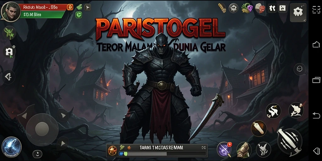 Gameplay menegangkan di PARISTOGEL dengan suasana Horror.