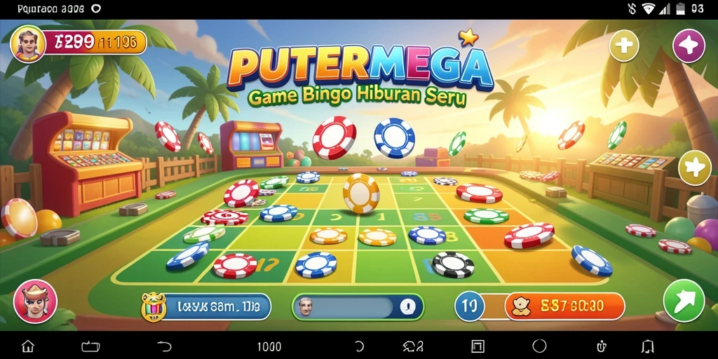 Tampilan utama gameplay PUTERMEGA yang seru dan interaktif.