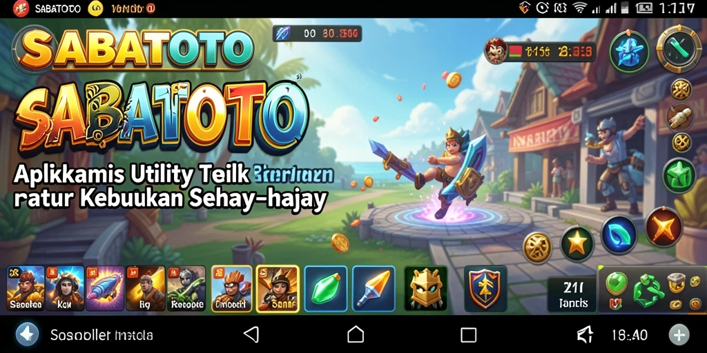 Tampilan utama SABATOTO dengan fitur yang user-friendly dan praktis.