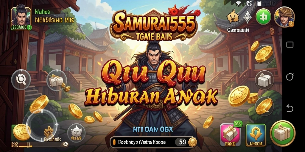 Tampilan game QiuQiu yang seru dan interaktif di SAMURAI555.