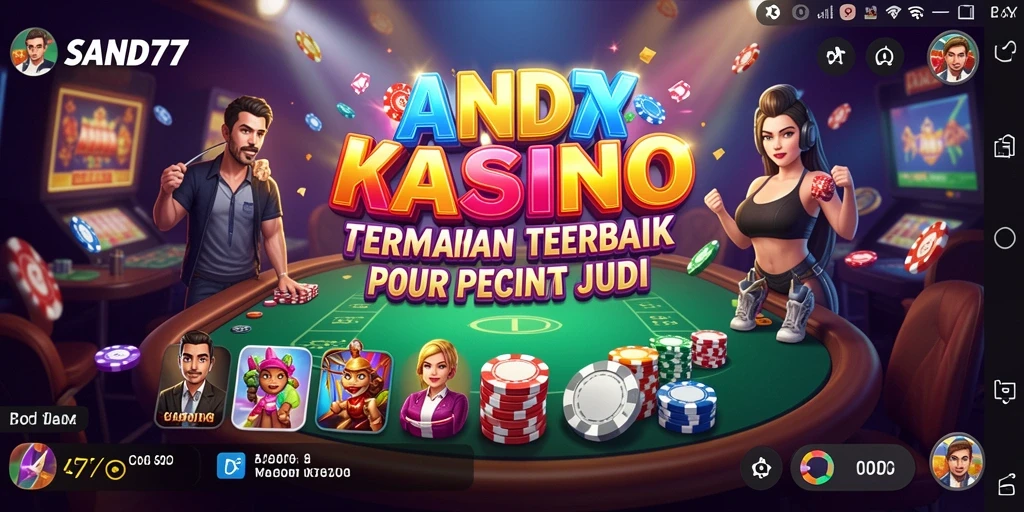 Screenshot SAND77 menampilkan gameplay seru dengan fitur kasino yang menarik.