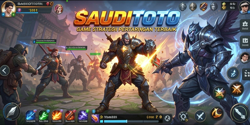 Tampilan gameplay seru di SAUDITOTO dengan strategi yang mendalam.