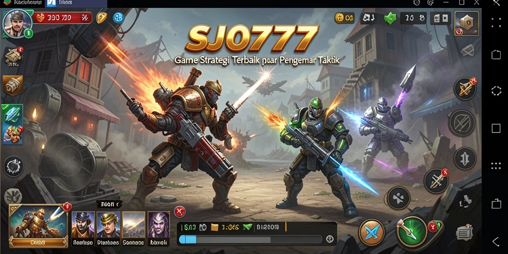 Tampilan gameplay SJO777 yang intens dan strategis.