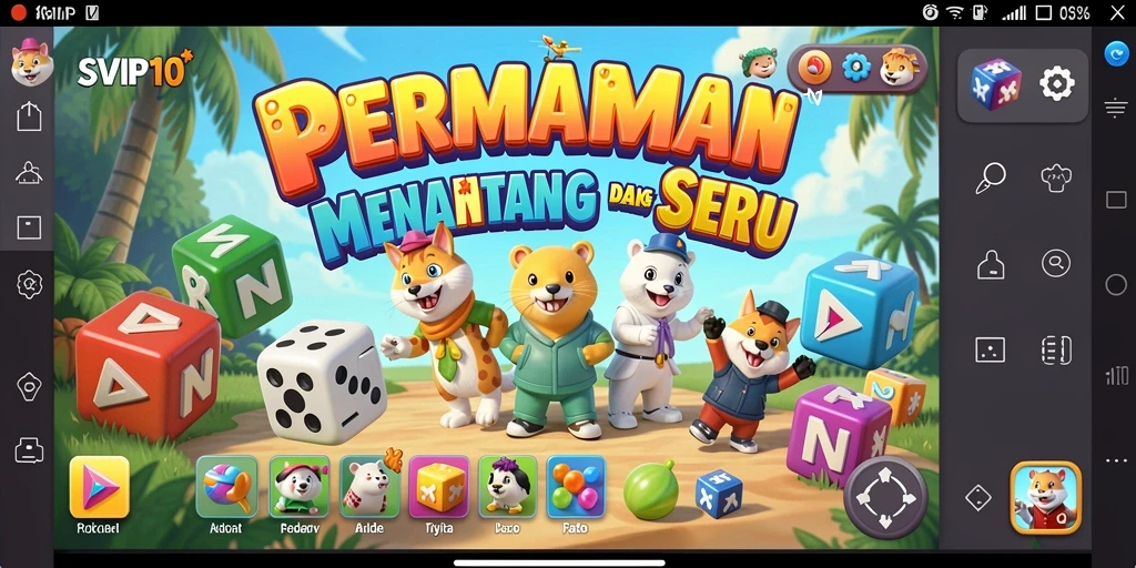 Screenshot utama SVIP10 menampilkan gameplay Puzzle yang interaktif dan menarik.