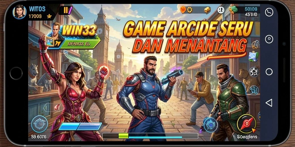 Gameplay seru dan menantang dari WIN33 di layar.