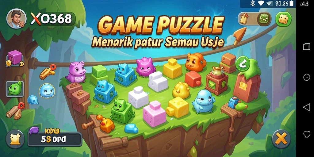 Tampilan gameplay dari XO368 yang seru dan menantang.
